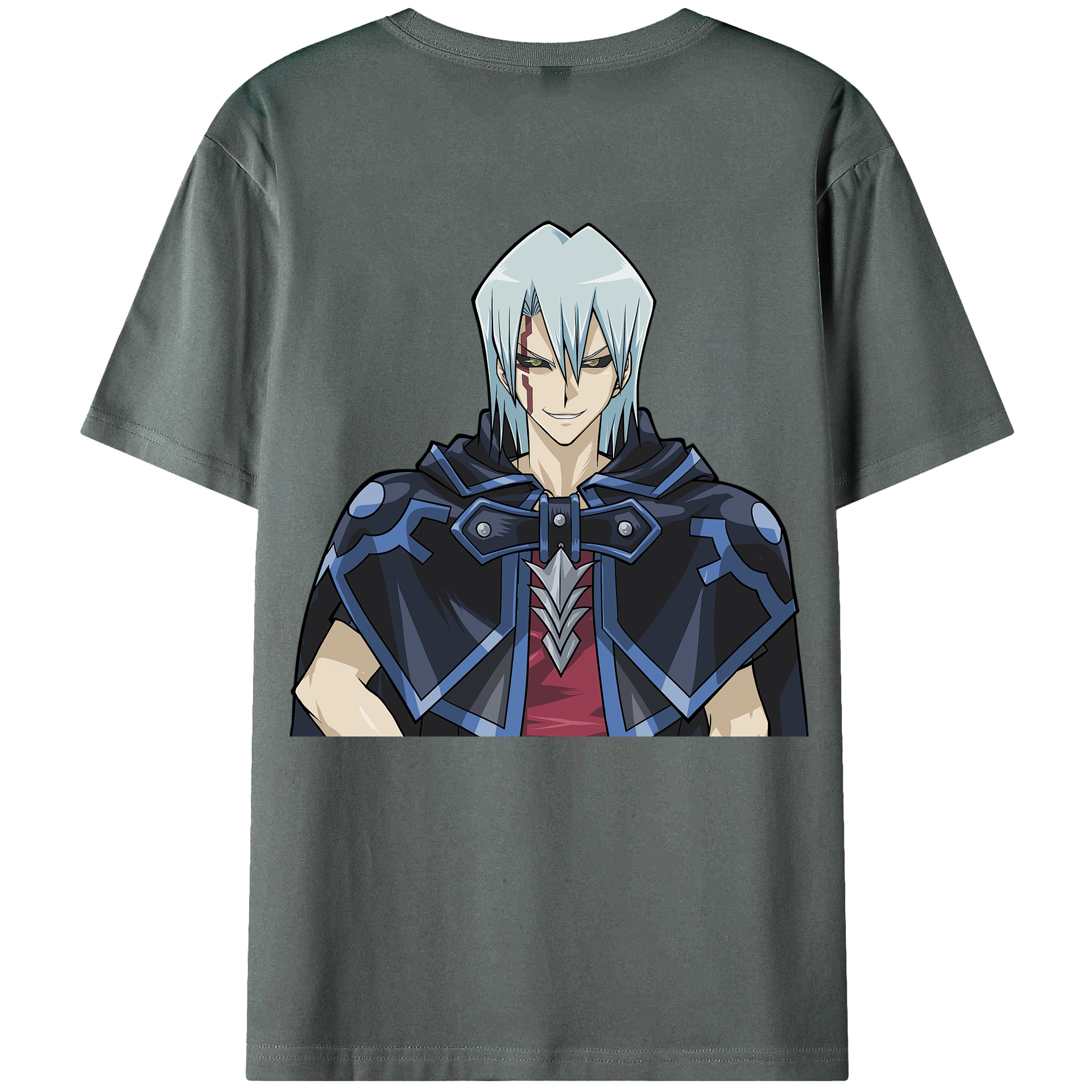 （画像用） 遊☆戯☆王 Yu-Gi-Oh! 綿100％ メンズ半袖Tシャツ（バックプリント） 通気性